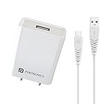 Portronics Adapto 62 C 2.4A 12W Fast Wall Charger with 1M Type C Cable, BIS Certified, Made in India,Single USB Charging Adapter for iPhone 11/Xs/XS Max/XR/X/8/7/6/Plus, iPad Pro/Air 2/Mini 3/Mini 4, Samsung S4/S5, and More(White)