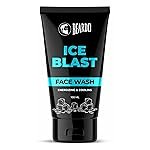 BEARDO Ice Blast Cooling Facewash for Men, 100 ml | INSTANT Icy freshness | Aloe Vera Face wash, Vitamin E & Menthol for cool lock technology | Refreshing & Hydrating facewash