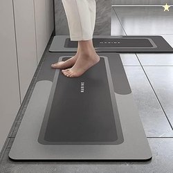 Claiez 2 Pcs Kitchen Mats, Waterproof Memory Foam Kitchen Rugs, Standi