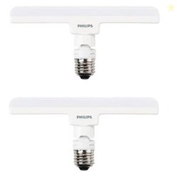 Philips Stellar Bright 10W LED T-Bulb, Base: E27 (Warm White), Pack of
