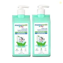 Mamaearth Milky Soft Head to Toe Wash With Oats, Milk, and Calendula f