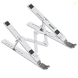 AGARO LS1821 Foldable Laptop Stand, 7 Adjustable Levels, Non Slip Sili