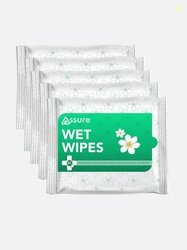 Assure Set Of 5 Fresh Active Wet Wipes With Aloevera For Hydration - 3