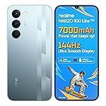 realme narzo 100 Lite 5G (Frost Silver,4GB+128GB) | 7000mAh Titan Battery | 4 Years, Zero Lag | 144 Hz Ultra Smooth Display | 6 nm Octa-core 5G Chipset | Color Pop Design | VC Cooling