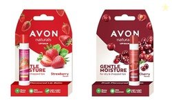 Avon Naturals Lip Balm, Strawberry and Cherry Combo 4.5 Gram Each, Avo