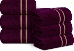 CASA LINO BY CHIRIPAL Terry Cotton 400 GSM Face Towel Set (Pack o...mo