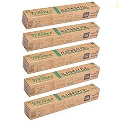 Freshee 15m Heavy Duty Aluminium Silver Kitchen Foil Roll Paper Pack o