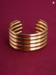 PALMONAS Women Golden Stack Cuff Waterproof & Anti-Tarnish Bracelet