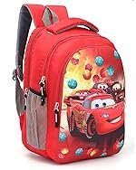 30L School Bag Plush Backpack, Cartoon Print Backpack, Preschool Bags for Boys & Girls (3-7 Years) for Nursery to 2nd Class Kids – Lightweight, Padded Straps