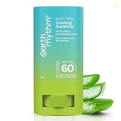 Earth Rhythm Daily Dew Cooling Sunstick SPF 60 PA ++++ Hyaluronic Acid