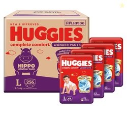 Huggies Complete Comfort Wonder Pants | Pant Style Baby Diapers Large