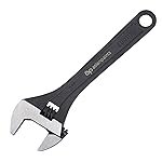 Asian Paints Adjustable Wrench 12â, Rust Proof Alloy Steel Wrench, Extra Wide for Comfortable Grip, Easy Adjustment of Screws, Fully Hardened for Better Strength & Durability