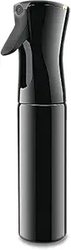 (Black, 300ml) Refillable Empty Mist Water Spray Bottle for Taming Hai