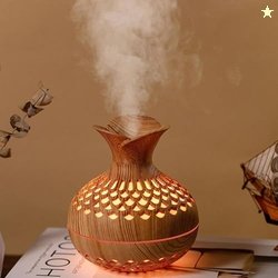 Bedroom Humidifier for Sleep 300ml Essential Oil Diffuser with Flame E