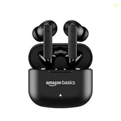 Amazon Basics True Wireless in Ear Earbuds with Mic, Up to 36 Hours Pl