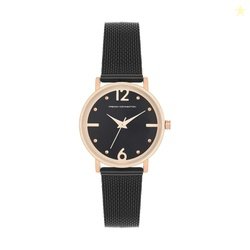 French Connection Analog Black Dial Women's Watch-FCN0006F-R
