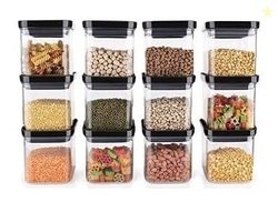 Kitchwell Air Tight Containers for Kitchen Organizer Storage Set | Squ