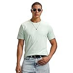 WROGN Men’s 180 GSM Pure Cotton T-Shirt | Solid | Slim Fit