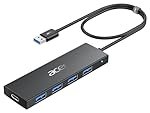 Acer USB Hub for Laptops 4-in-1, Multi USB 3.0 Port Hub Extension Adapter, Type A Splitter Extender for Keyboard, Mouse, Compatible with acer PC, XPS, Surface, ThinkPad – 2FT/60cm