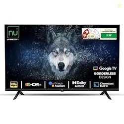 NU 80 cm (32 Inches) New 2025 Borderless Series 720p HD Smart Google T