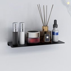 Plantex Bathroom Stand for Wall Single/Aluminium Wall Mounted Shelf fo