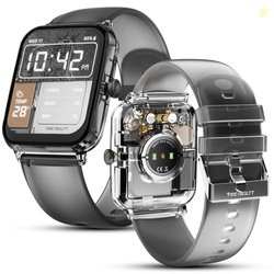 Fire-Boltt Ninja Phantom Smart Watch 1.83 Display, Transparent Clear B