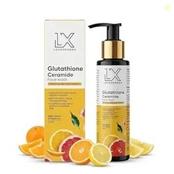 Glutathione Ceramide Gel Face Wash | Kojic Acid, Vitamin C & E | Brigh