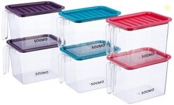 Amazon Brand - Solimo Plastic Multi-Purpose Fridge Storage Container w