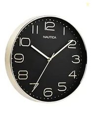 Nautica Modern Wall Clock for Hall with Quartz Silent Sweep Technology