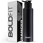 Boldfit Stainless Steel Water Bottle 1 Litre â BPA-Free, Leak-Proof & Rust-Free Metal Bottle with Handle â Lightweight, Food-Grade, Easy to Clean â Ideal for Office, Gym, School, Travel & Fridge Use