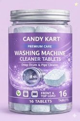 16 Pcs Lavender scented Washing Machine Deep Cleaner Descaler Tablets
