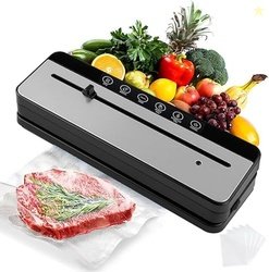 FIZLOZ Automatic Vacuum Sealer Machine for Food Storage | Portable Ele
