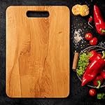 Bamboo Cutting Board 32 x 22 cm for Kitchen | Wooden Chopping Board for Vegetables, Fruits & Meat | Eco-Friendly, Knife Friendly, Durable & Easy to Clean | Smooth Hygienic Surface