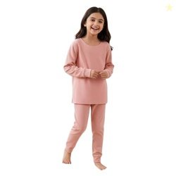 FIZLOZ Soft Cotton Blend Full Sleeves Top & Bottom Nightwear Suit for