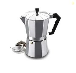 Italian Style Moka Pot  Stovetop Espresso Coffee Maker, Classic Alumin