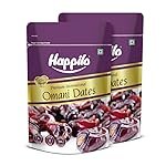 Happilo Premium International Omani Dates 250Gm, Khajoor/Khajur, Healthy & Nutritious Snack, Rich In Vitamins & Minerals, Natural Sweetener (Pack Of 2) – Fresh, 500 G