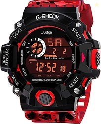 SELLORIA Silicone Digital Boy's Watch (Camaflouge Dial & Strap), Dial