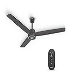 Havells FAB BLDC ULED Ceiling Fan 1200mm, 5 star, LED Speed Indicator, 380 RPM, Up to 65% Savings,Reverse Rotation,4 Speed Modes,Low Wattage 30W,Low Noise,Air Flow:225 CMM, 3 Year Warranty,Smoke Brown