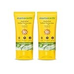 Mamaearth Hydragel Indian Sunscreen With Aloe Vera And Raspberry For Sun Protection | SPF 50 & PA++++ Protection | Shields From UVA & UVB Rays | Tan Protection All Skin | Non-Sticky&Light | 50 G X 2