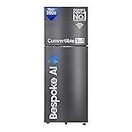 Samsung 419 L, 3 Star, Convertible 5-in-1, Digital Inverter, Frost Free Double Door, Bespoke AI WiFi Refrigerator (RT45HG6A43B1HL, Black DOI, 2026 Model)