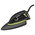 Crompton Neoglide 1000 W Dry Iron with American Heritage Non-Stick Soleplate, Curved LargeSoleplate Design, 360Â° Swivel Cord, 6 Fabric Settings, 2 Year Warranty, Iron Press