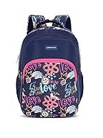 Lavie Sport Love 35L Navy Backpack | Fits Upto 15 Inch Laptop | Organizer & Bottle Holder |Rain Cover | Gift for Men, Women, Boys, Girls | Laptop Sleeve for School & College