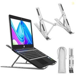 Tygot 6 Angles Adjustable Aluminum Ergonomic Foldable Portable Tableto