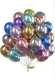 Mix Metallic Balloons set -70 Brithday decoration, Anniversary,Baby sh