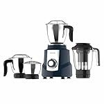 Butterfly Magneto Mixer Grinder with 4 Jars | 1000W TorX23 Motor | Contra Curv Jar & Blade Design | Specially Annealed Jars| Ink Blue