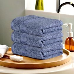 Urbane Home Pack of 3 Cotton Hand/Face Towels for Men & Women | Easily