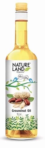Natureland Organics Groundnut Oil/Peanut Oil 1 Ltr – Cold Pressed