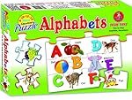 SMART PICKS Educational Transport Vehicle Puzzle for Kids, Includes 8-14 Pieces of Fun Puzzle (Alphabets)