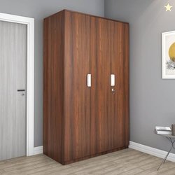 Nilkamal Joyce Neo 3 Door Wooden Wardrobe for Bedroom | Almirah with 8