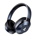 Boat Nirvana 751 ANC,65Hrs Battery,Hybrid Active Noise Cancellation(33dB),Fast Charge,Ambient Mode,Integrated Controls,Carry Pouch,Bluetooth Over Ear Headphones,Wireless Headphone with Mic(Bold Blue)